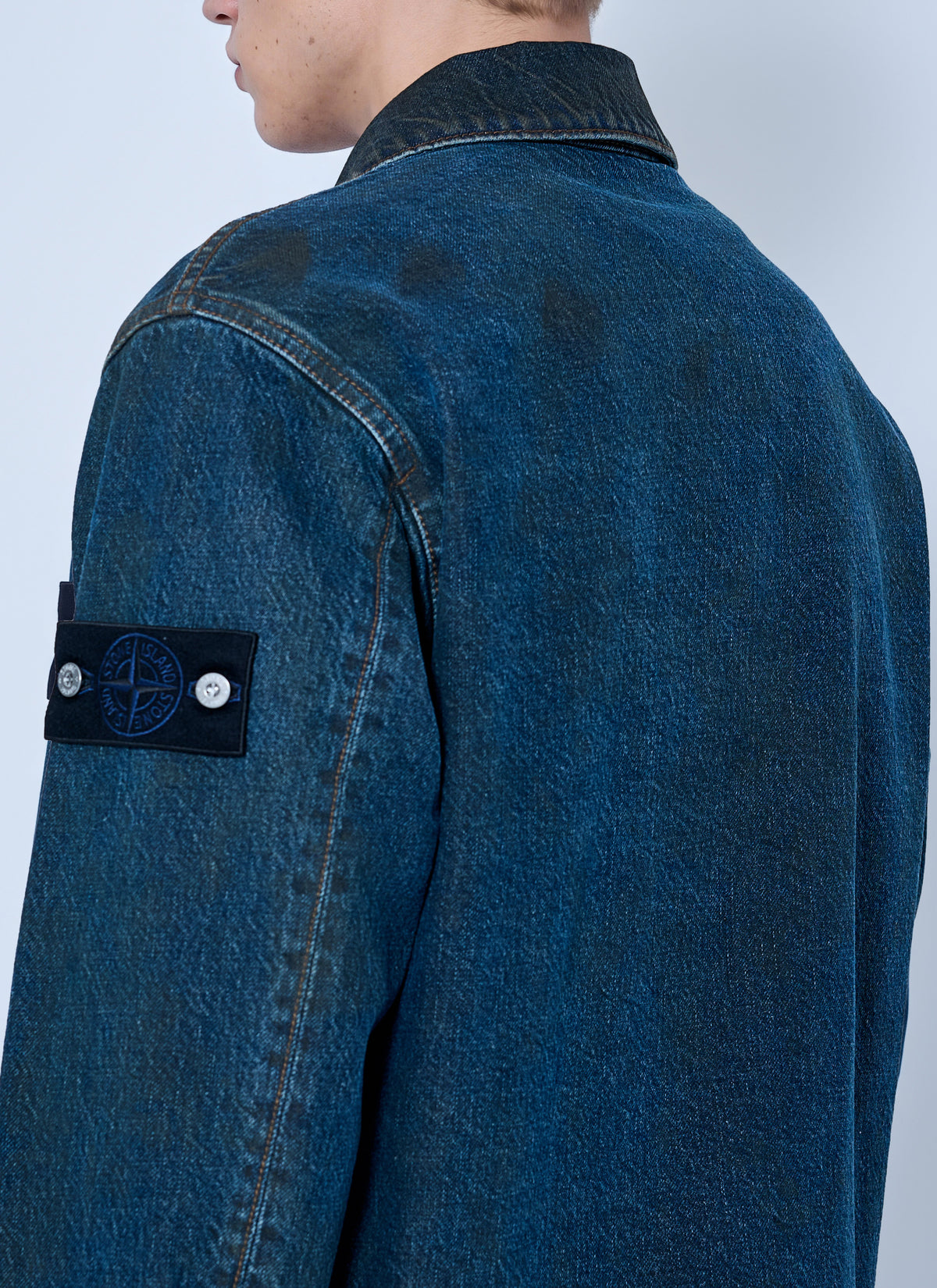 Stone Island Men Denim Jacket STONE ISLAND