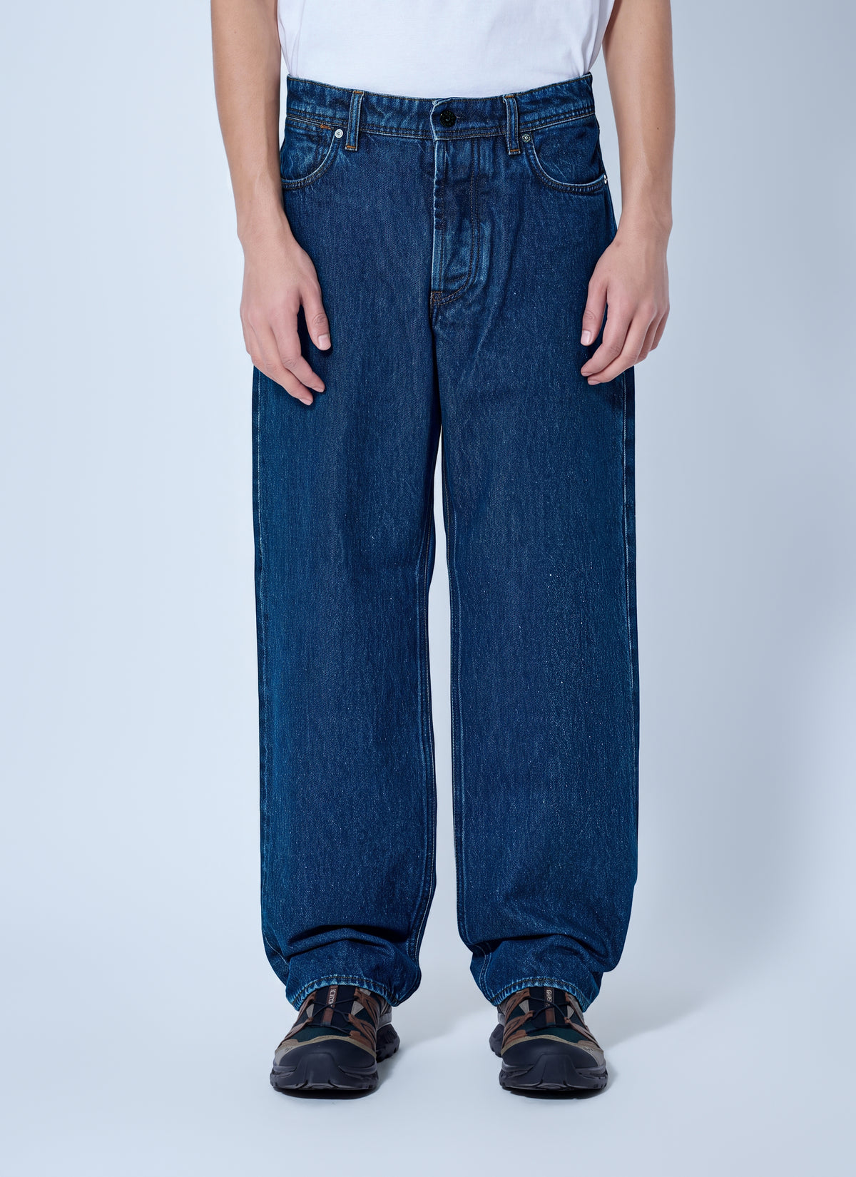 Stone Island Men Five-Pocket Straight-Leg Jeans STONE ISLAND