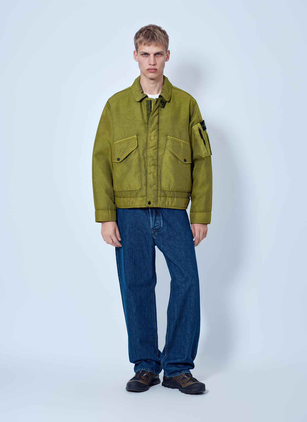 Stone Island Men Five-Pocket Straight-Leg Jeans STONE ISLAND