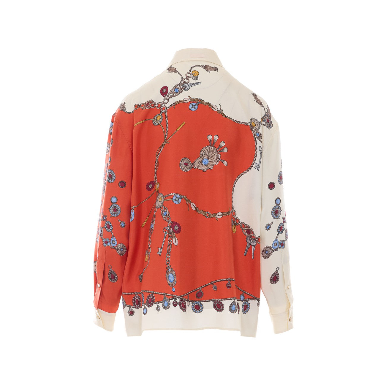 Versace Women Stolen Jewels Print Shirt VERSACE