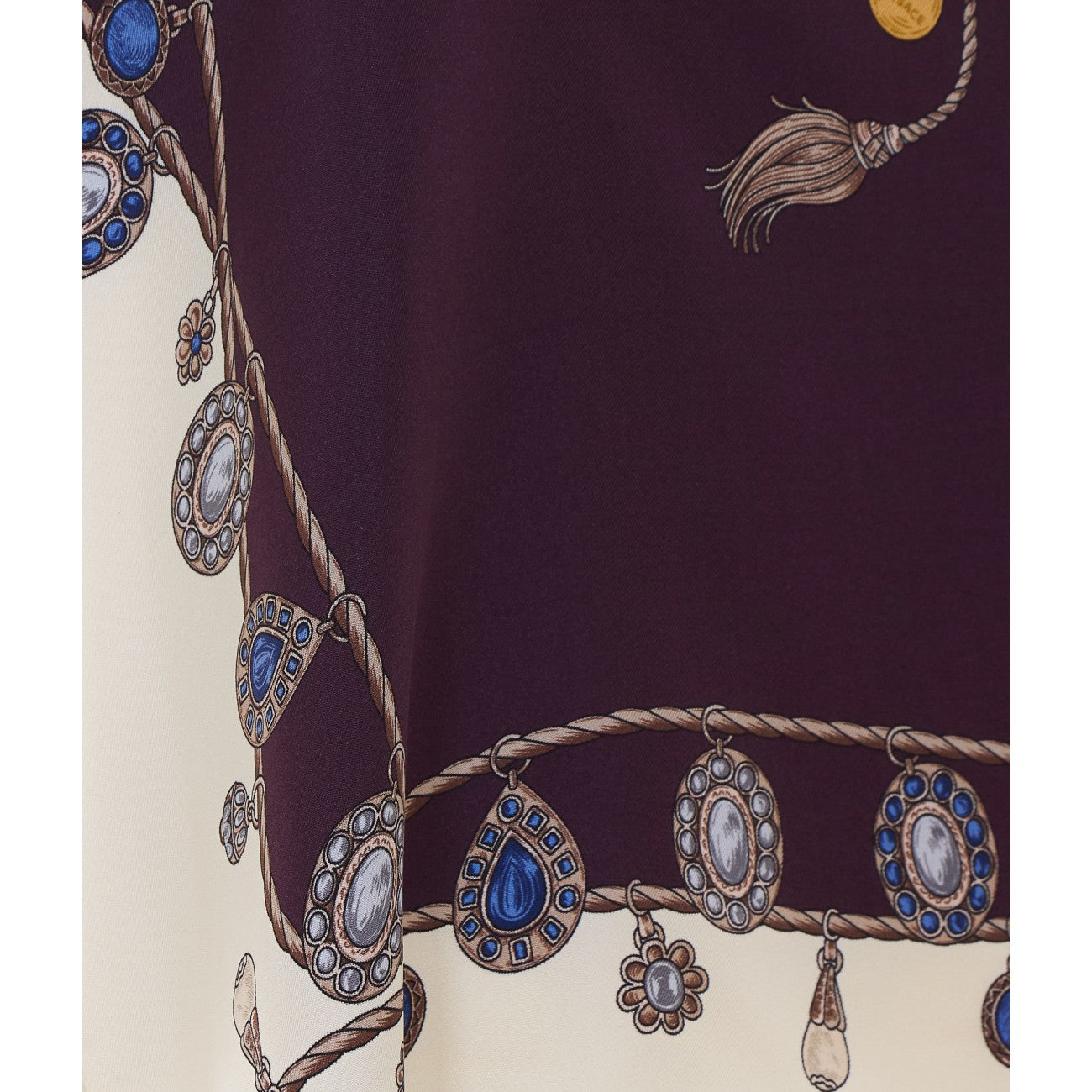 Versace Women Stolen Jewels Print Skirt VERSACE