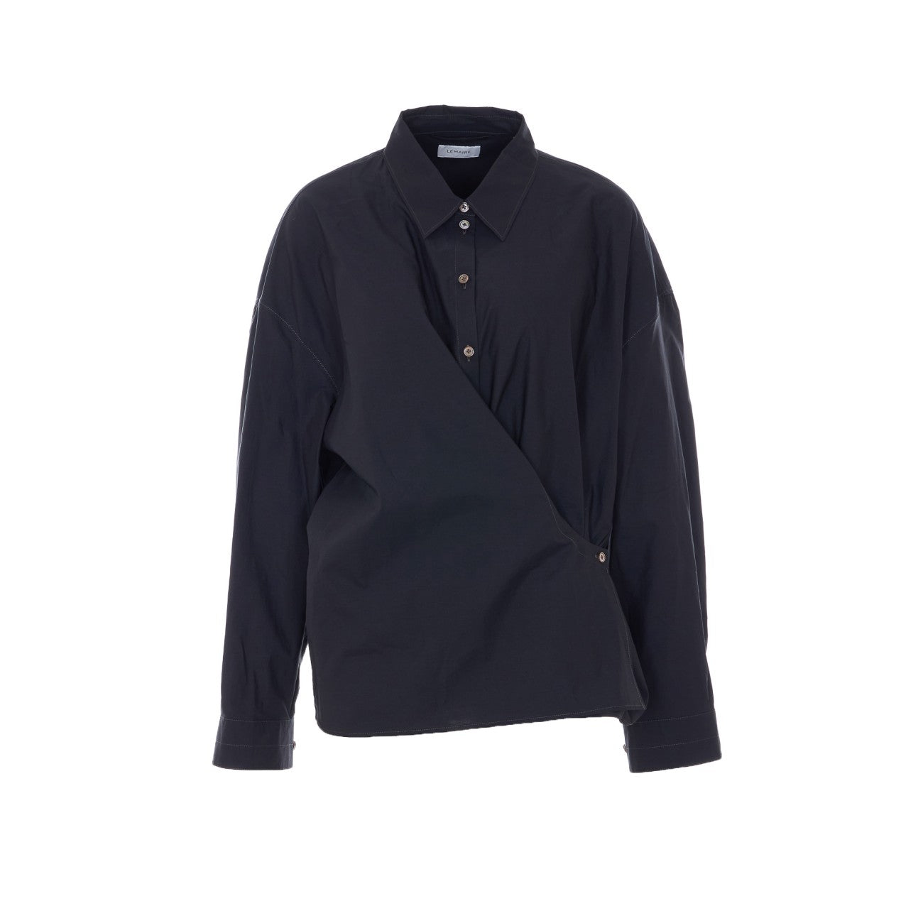 Lemaire Women Straight Collar Twisted Shirt LEMAIRE