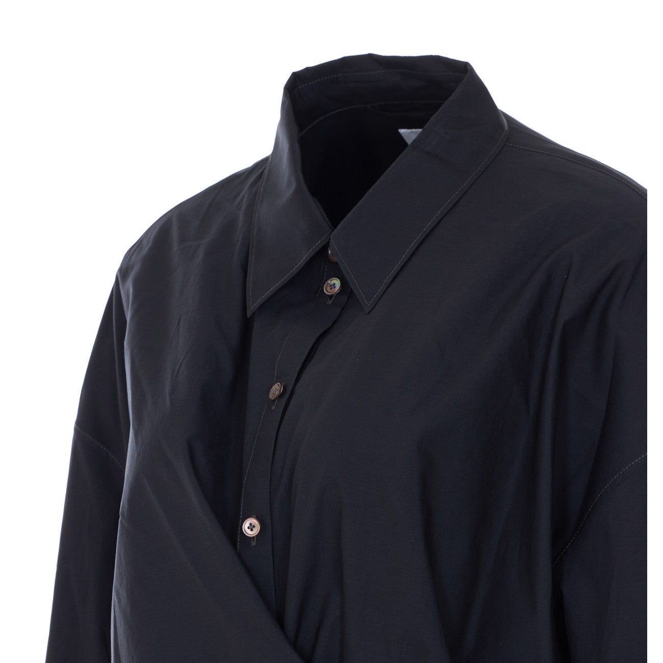 Lemaire Women Straight Collar Twisted Shirt LEMAIRE