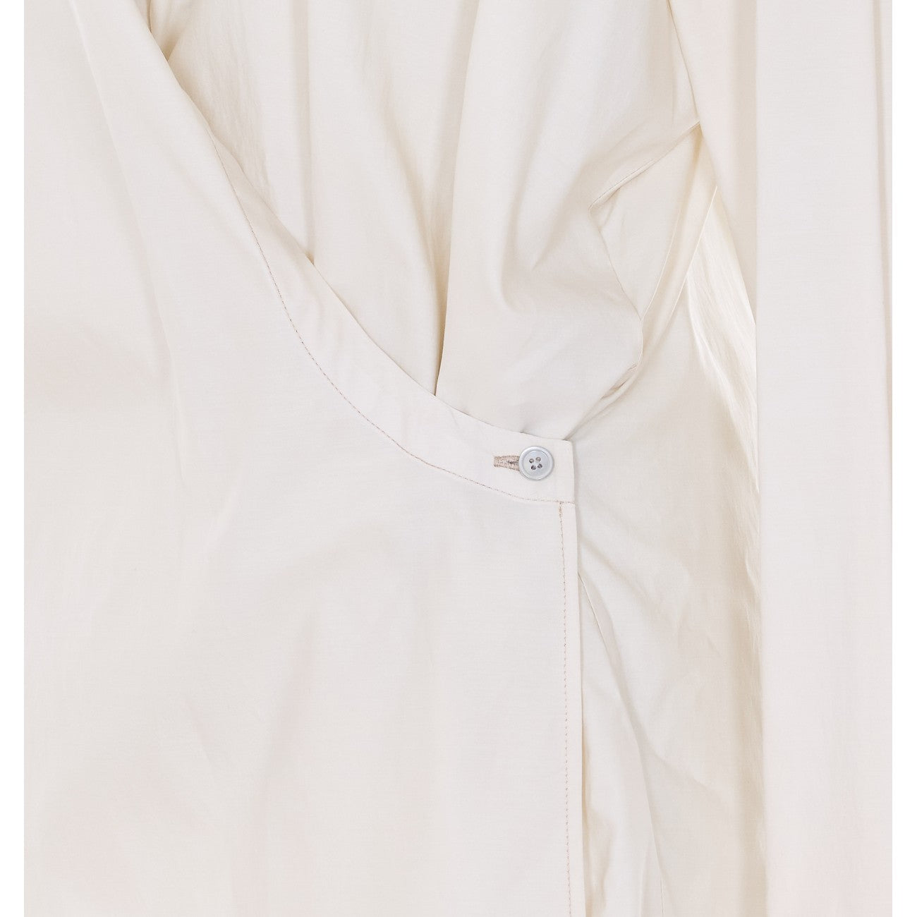 Lemaire Women Straight Collar Twisted Shirt LEMAIRE