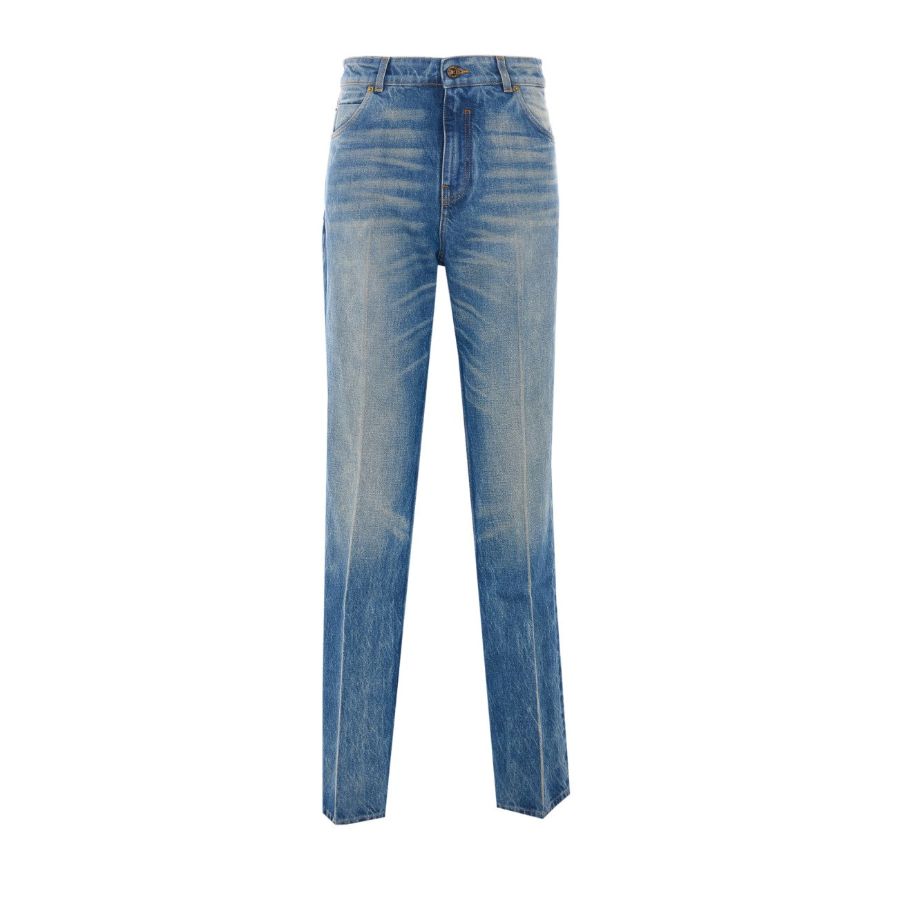 Balmain Women Straight Denim Pants BALMAIN