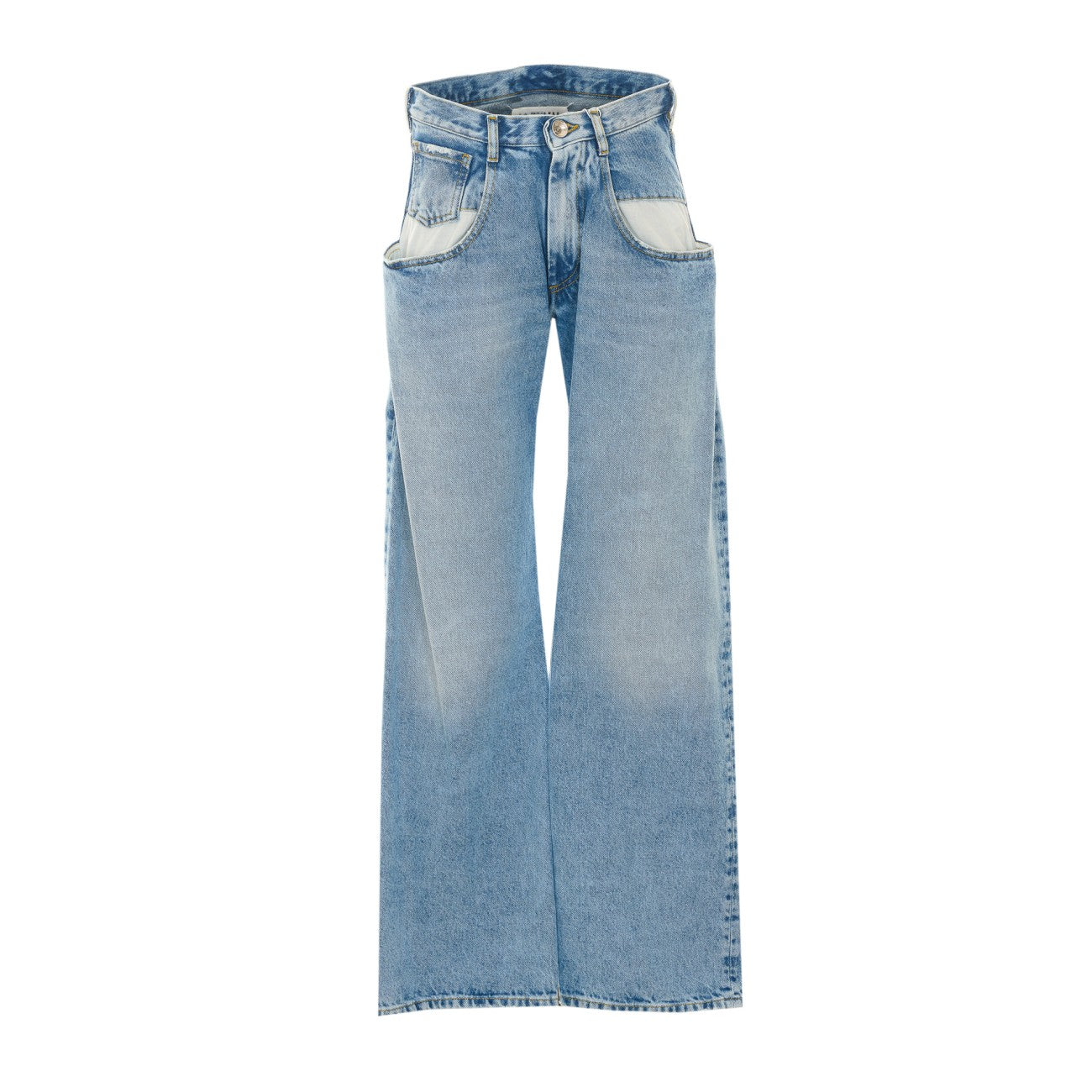 Maison Margiela Women Straight Jeans With Contrasted Pockets MAISON MARGIELA