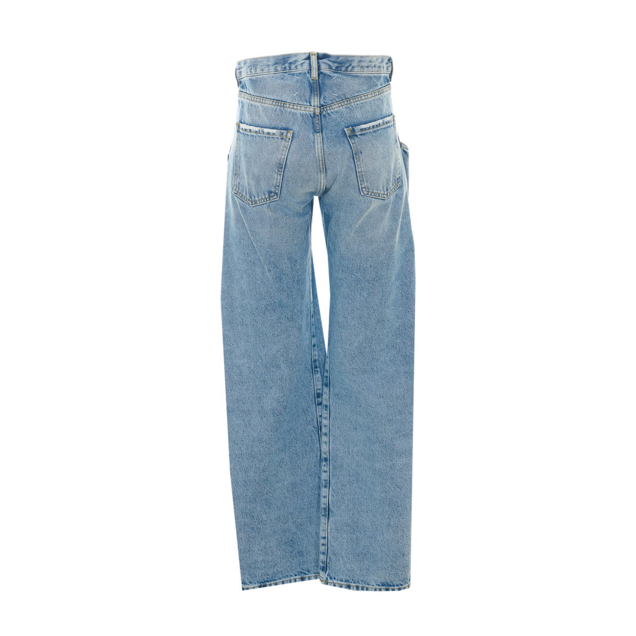 Maison Margiela Women Straight Jeans With Contrasted Pockets MAISON MARGIELA