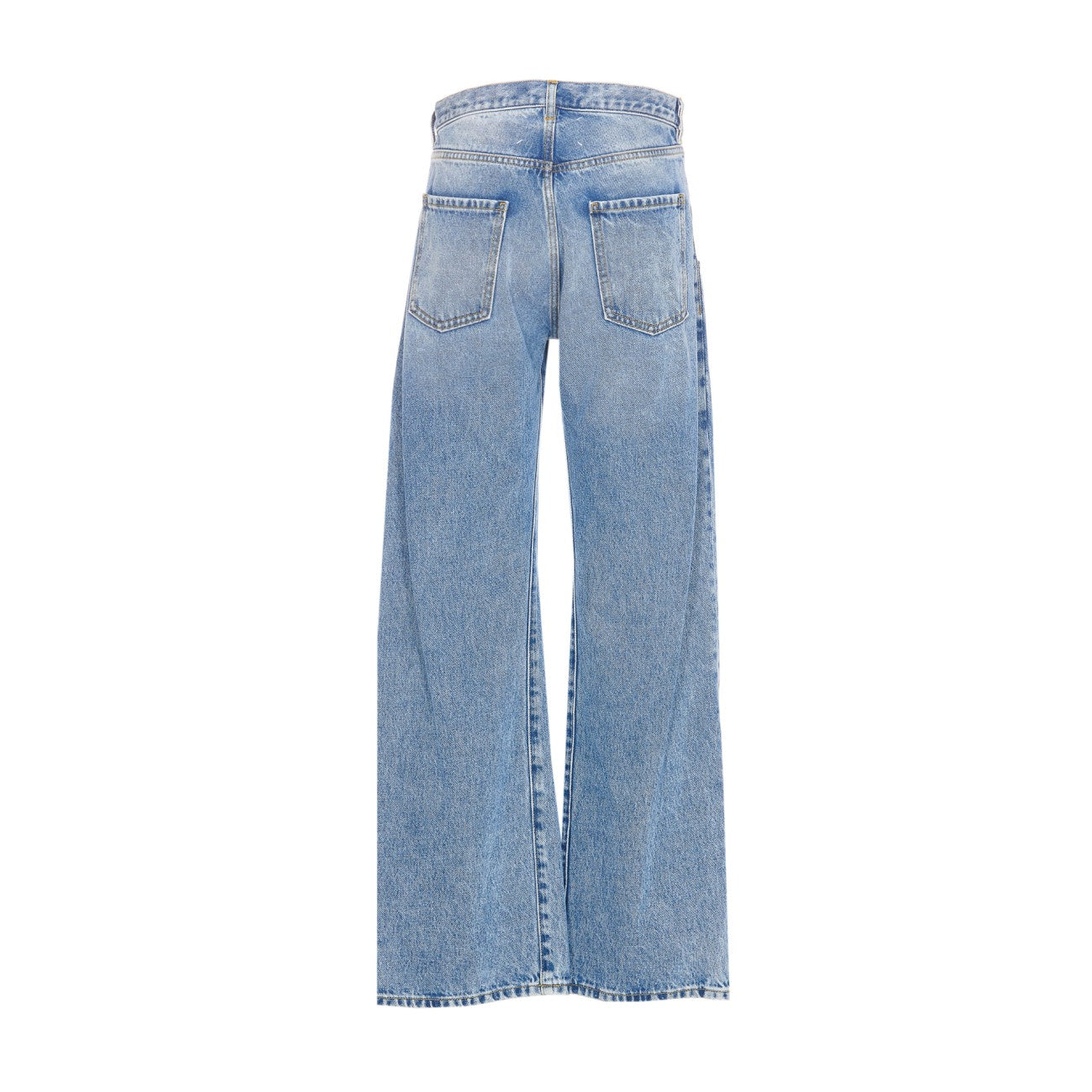 Maison Margiela Women Straight Leg Jeans With Contrast Pocket MAISON MARGIELA