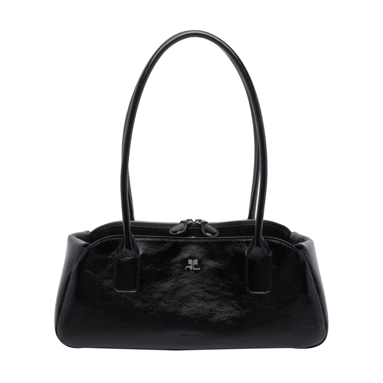 Courreges Women Strip Naplack Shoulder Bag COURREGES