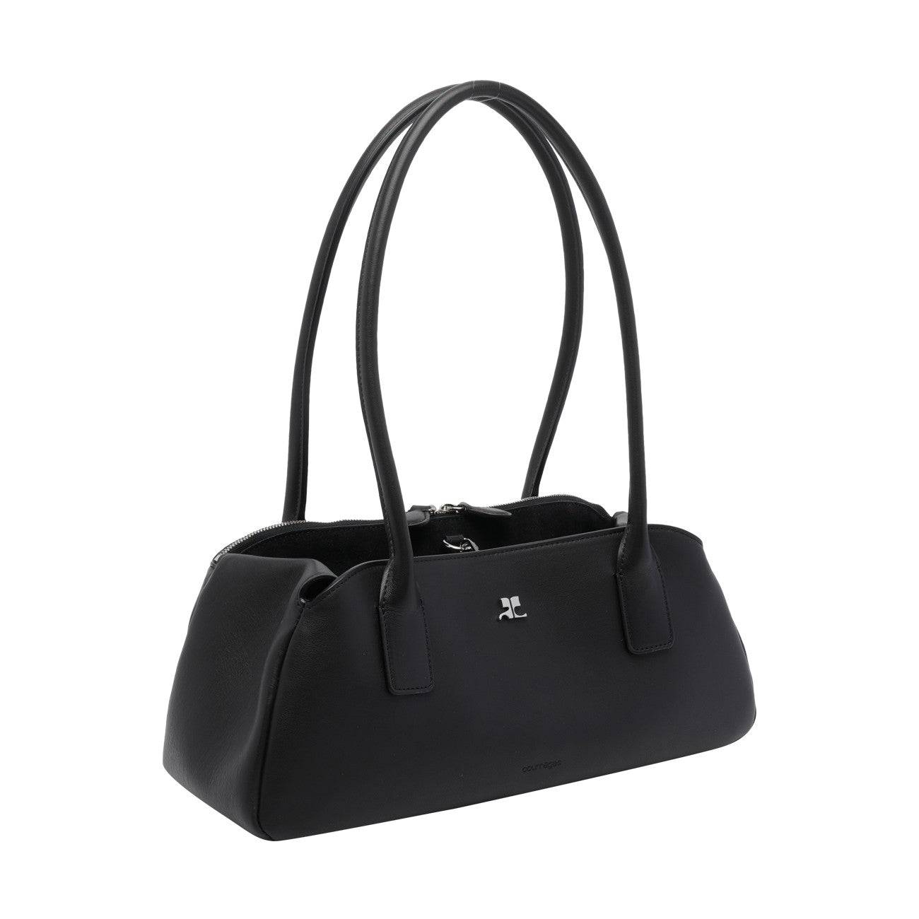 Courreges Women Strip Naplack Shoulder Bag COURREGES