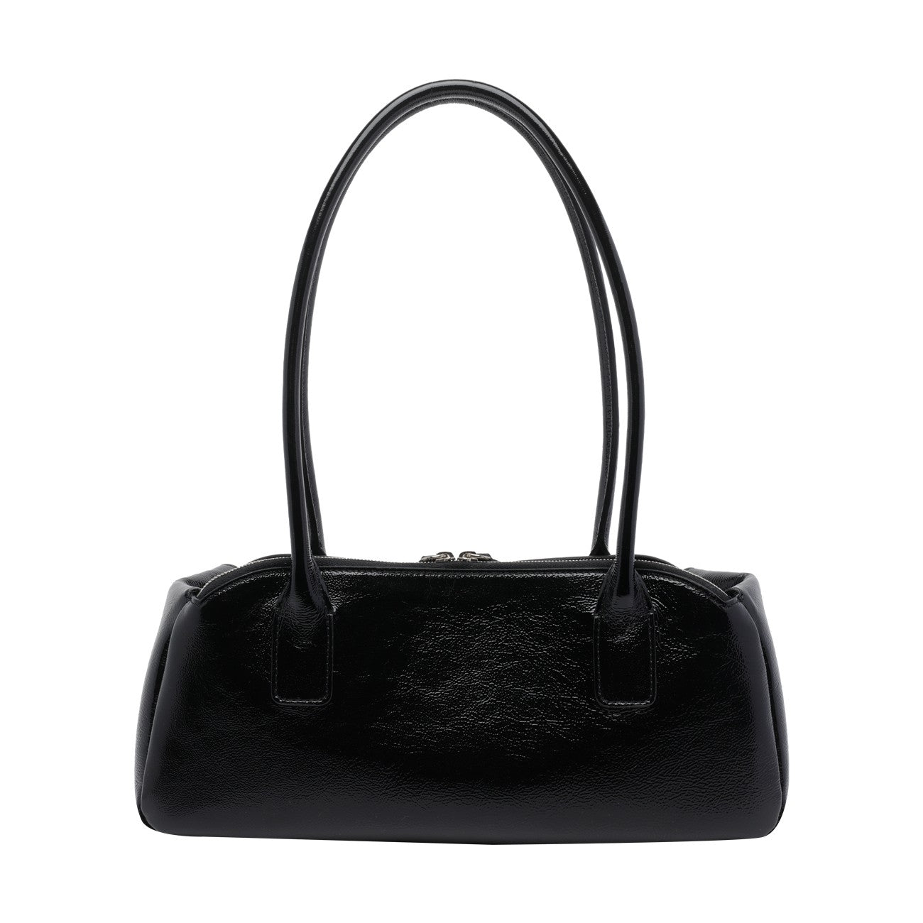 Courreges Women Strip Naplack Shoulder Bag COURREGES