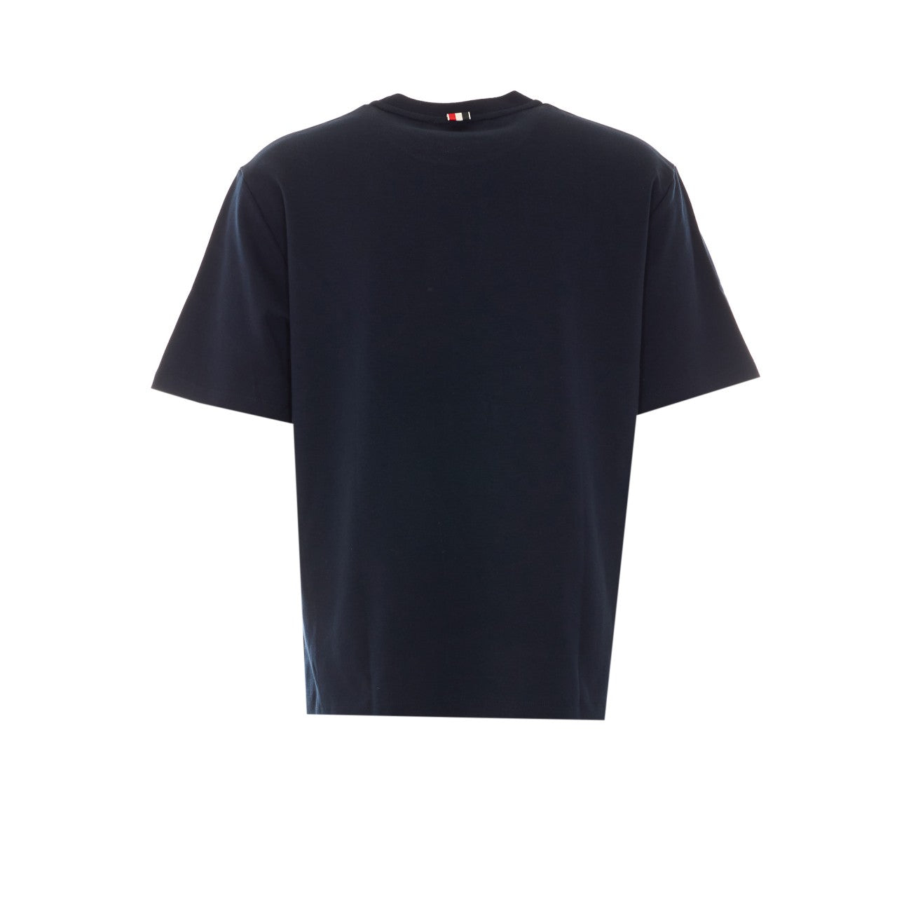 Thom Browne Men Stripe Logo Oversize T-Shirt THOM BROWNE