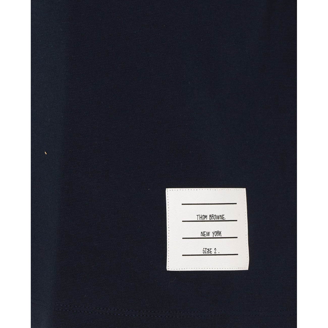 Thom Browne Men Stripe Logo Oversize T-Shirt THOM BROWNE