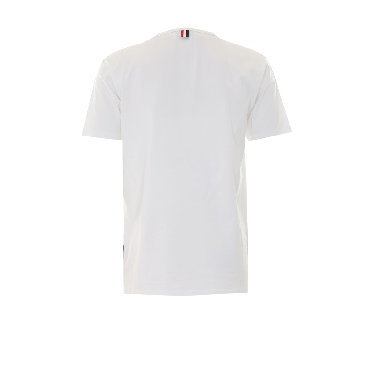 Thom Browne Men Stripe Logo T-Shirt THOM BROWNE
