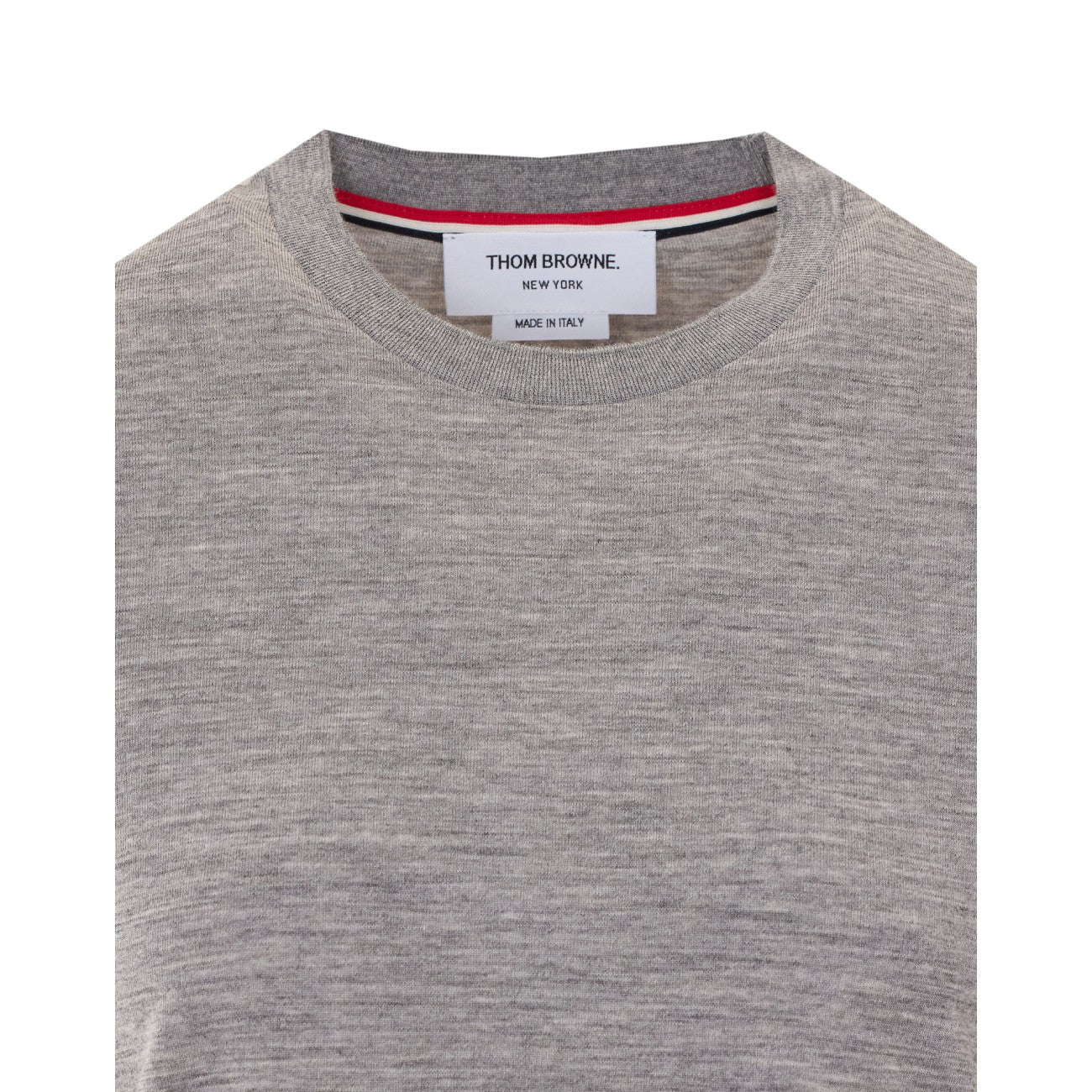 Thom Browne Women Stripe Logo T-Shirt THOM BROWNE