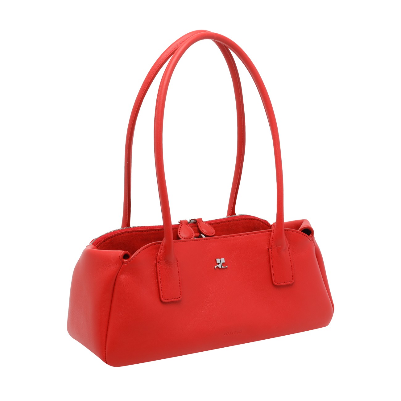 Courreges Women Stripe Naplack Shoulder Bag COURREGES