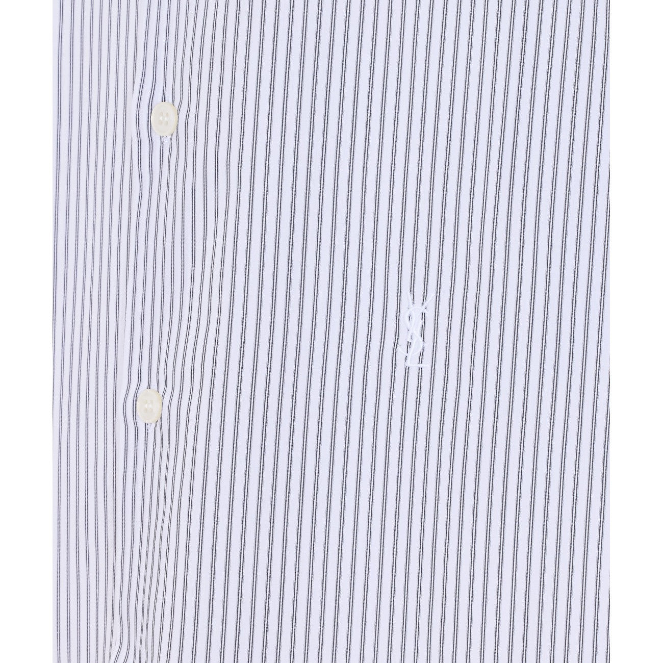 Saint Laurent Men Striped Cassandre Shirt SAINT LAURENT