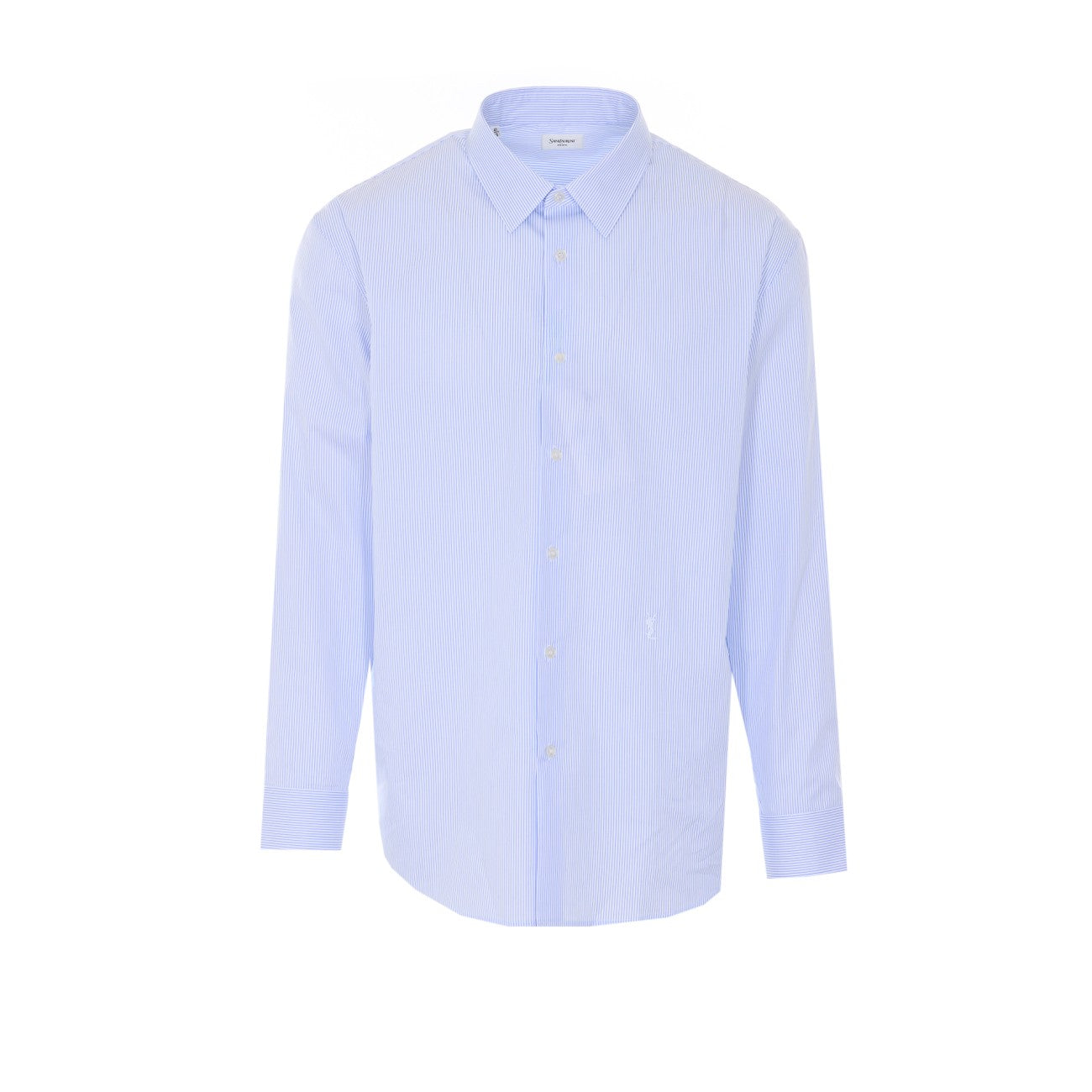 Saint Laurent Men Striped Cassandre Shirt SAINT LAURENT