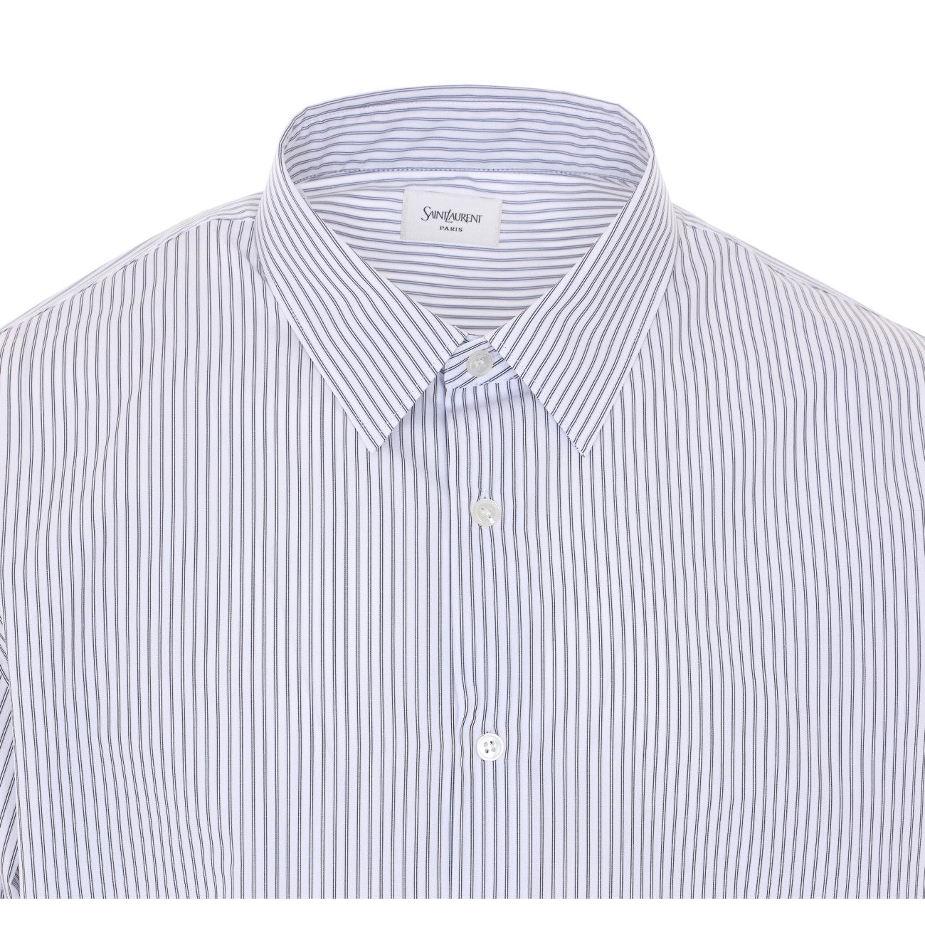 Saint Laurent Men Striped Cassandre Shirt SAINT LAURENT