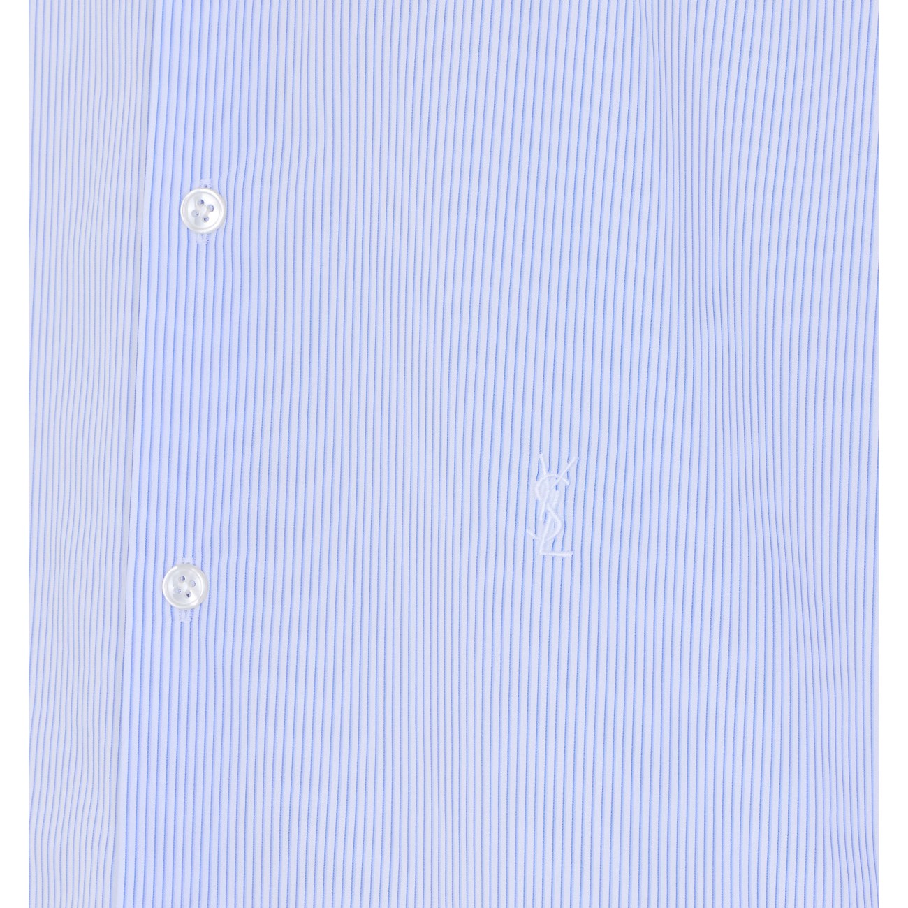 Saint Laurent Men Striped Cassandre Shirt SAINT LAURENT
