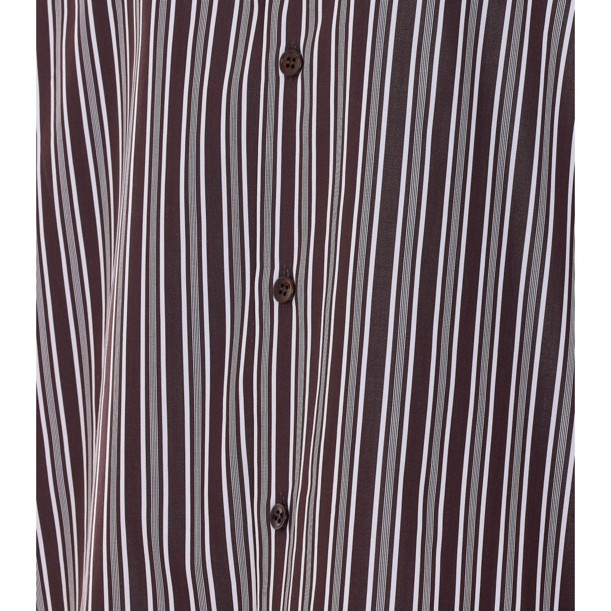 Saint Laurent Men Striped Cotton Poplin Shirt SAINT LAURENT