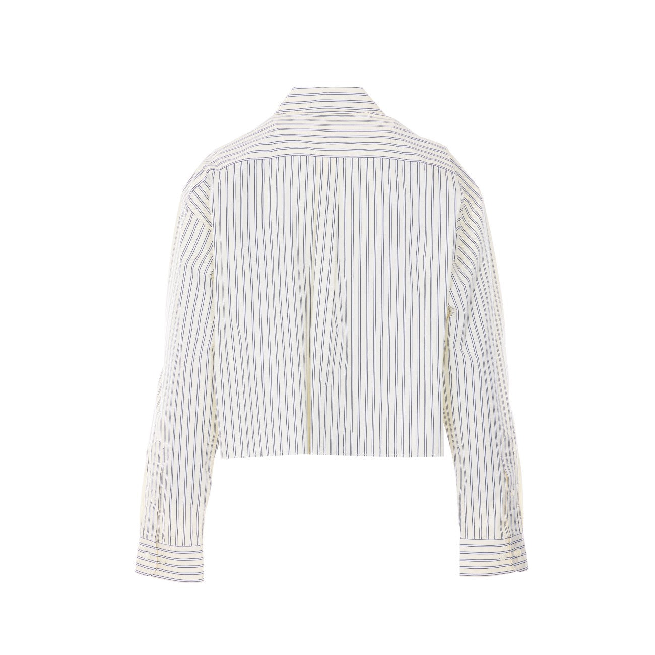 Miu Miu Women Striped Logo Shirt MIU MIU