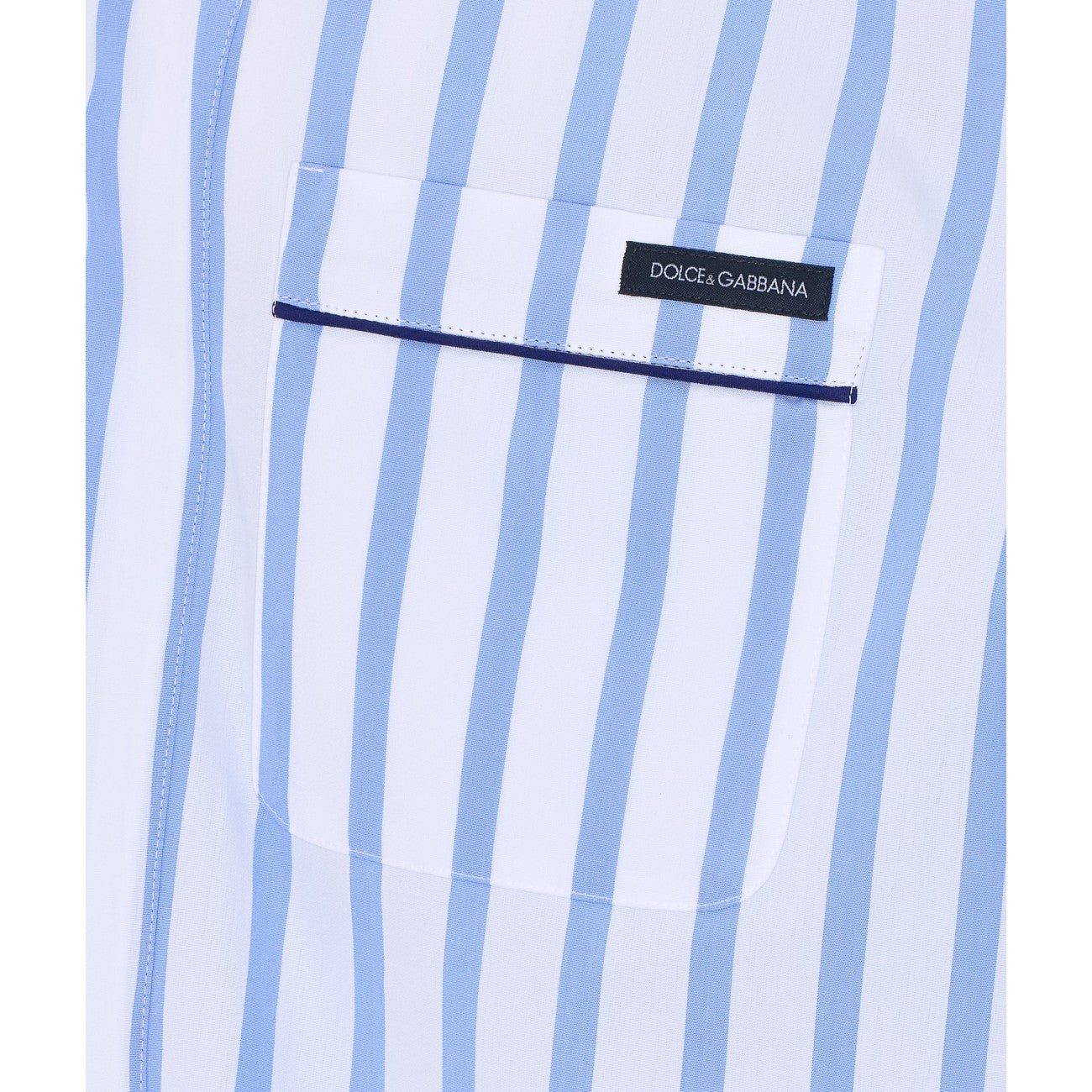 Dolce&Gabbana Men Striped Poplin Shirt DOLCE & GABBANA
