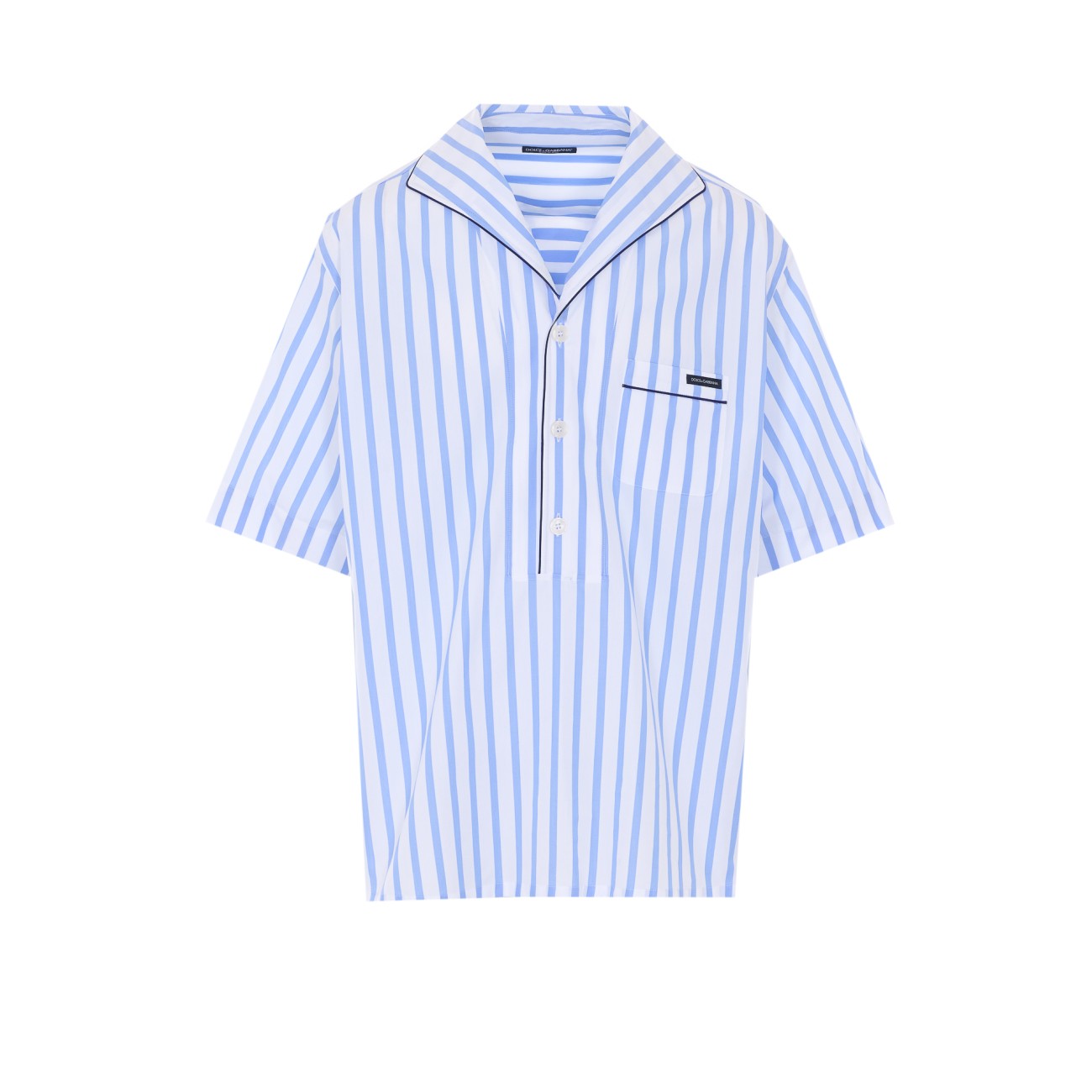 Dolce&Gabbana Men Striped Poplin Shirt DOLCE & GABBANA
