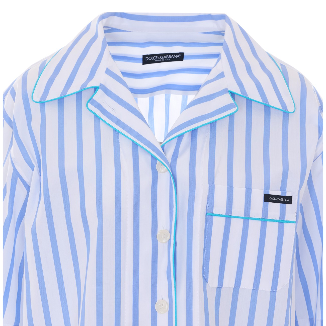 Dolce&Gabbana Women Striped Poplin Shirt DOLCE & GABBANA