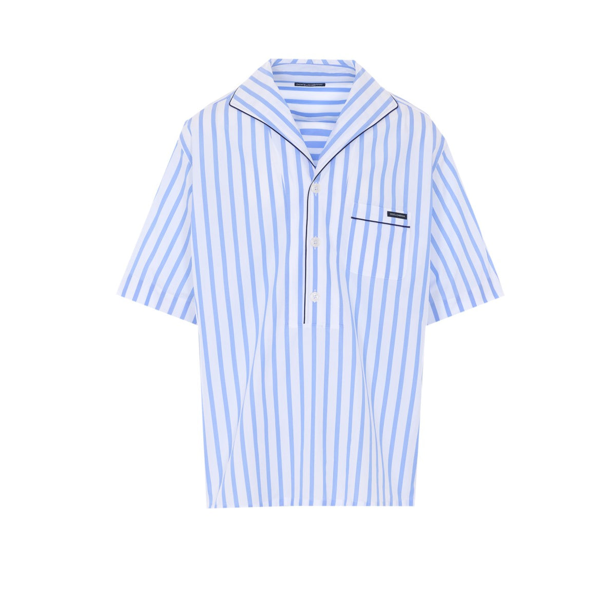 Dolce&Gabbana Men Striped Poplin Shirt DOLCE & GABBANA