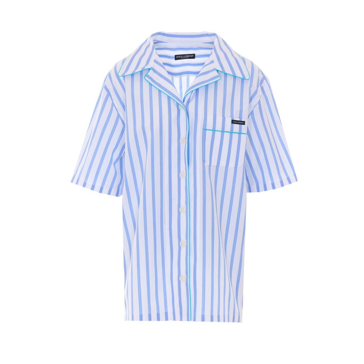 Dolce&Gabbana Women Striped Poplin Shirt DOLCE & GABBANA
