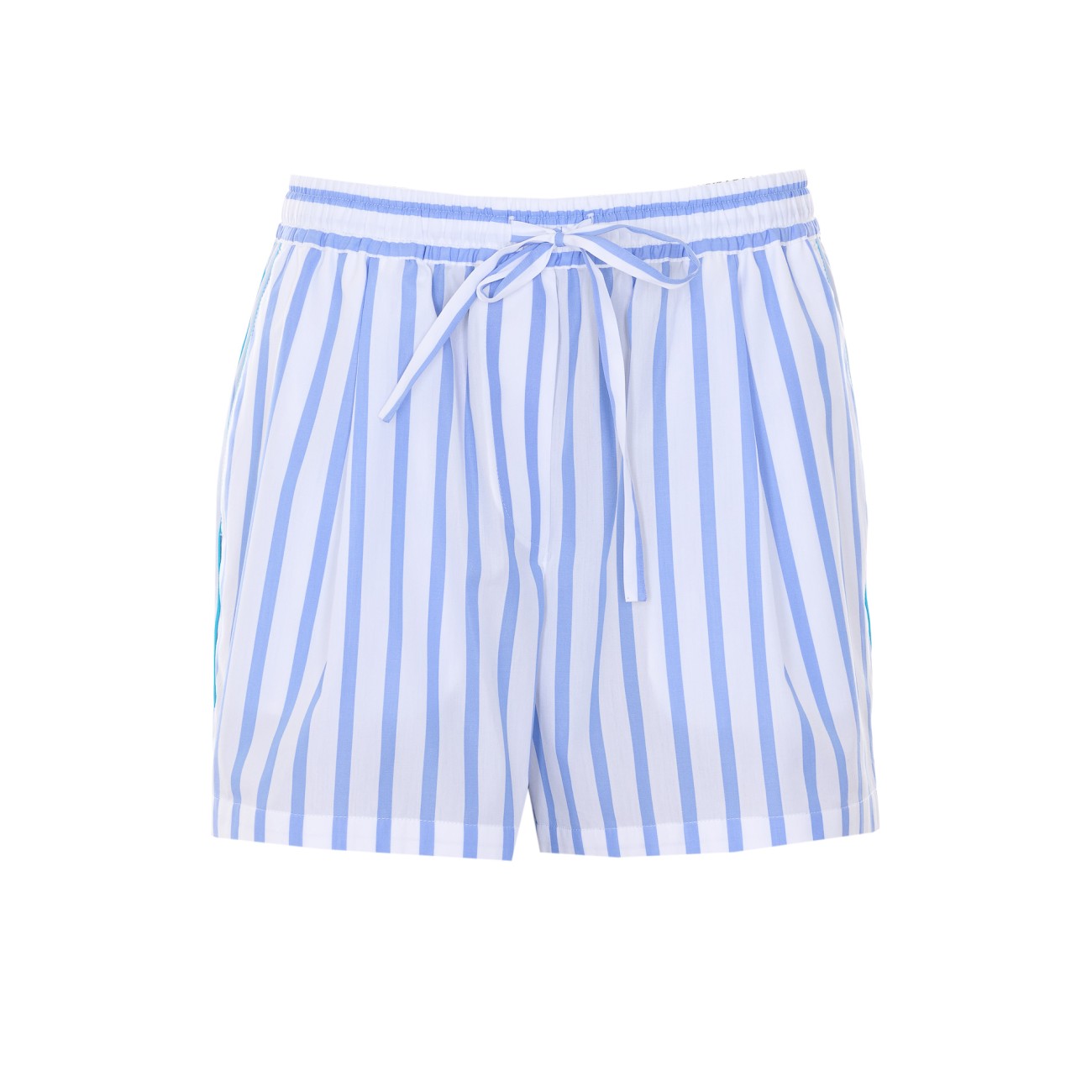 Dolce&Gabbana Women Striped Poplin Shorts DOLCE & GABBANA