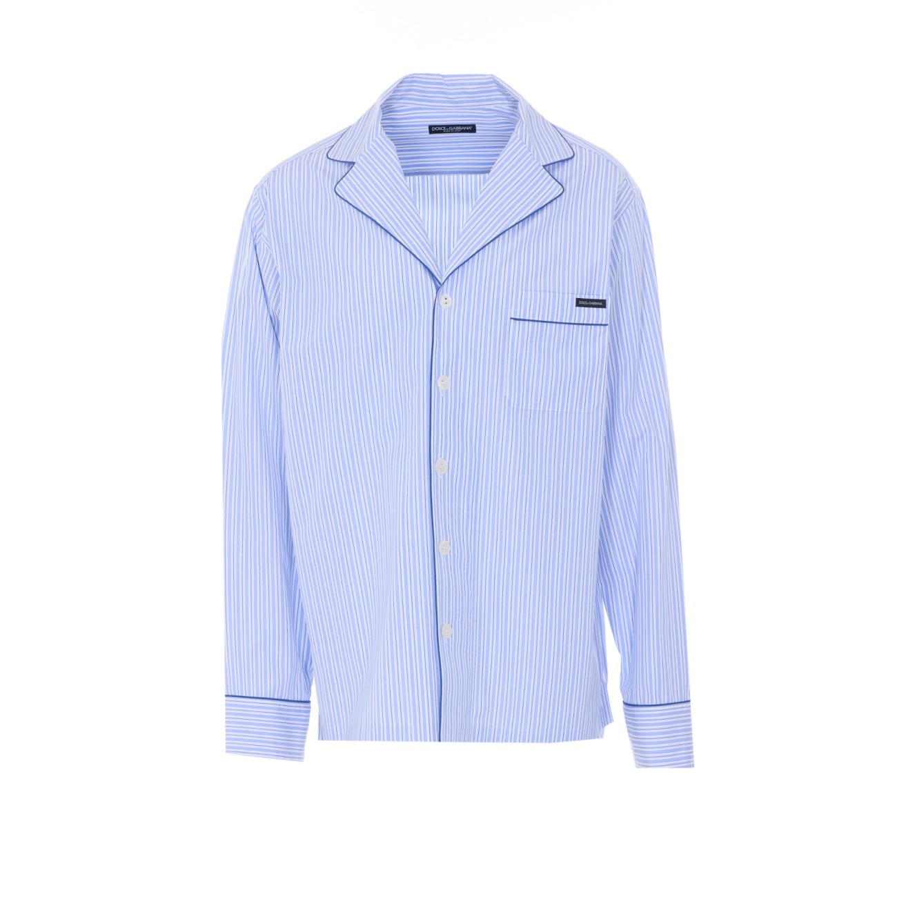 Dolce&Gabbana Men Striped Poplin Vanity Shirt DOLCE & GABBANA