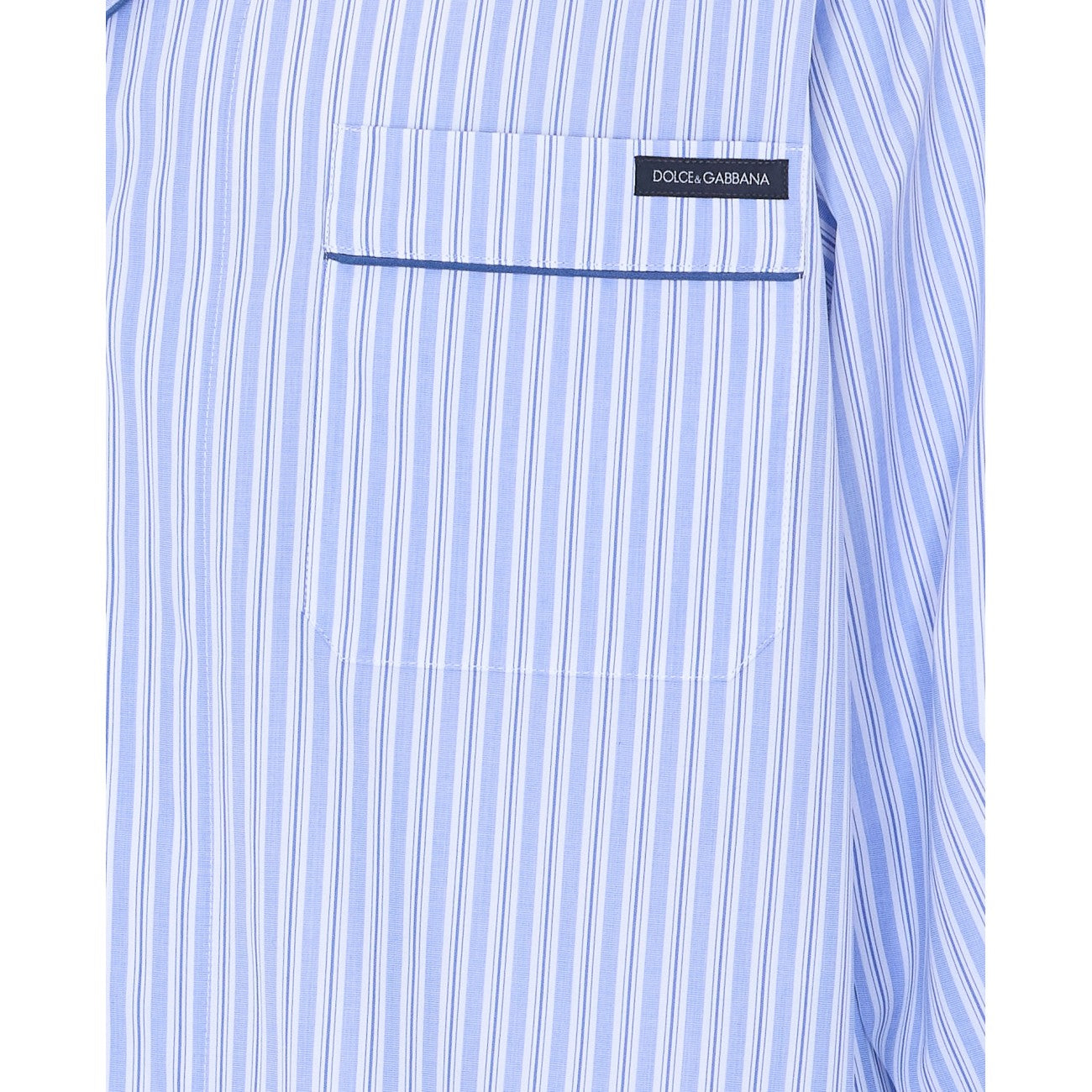 Dolce&Gabbana Men Striped Poplin Vanity Shirt DOLCE & GABBANA