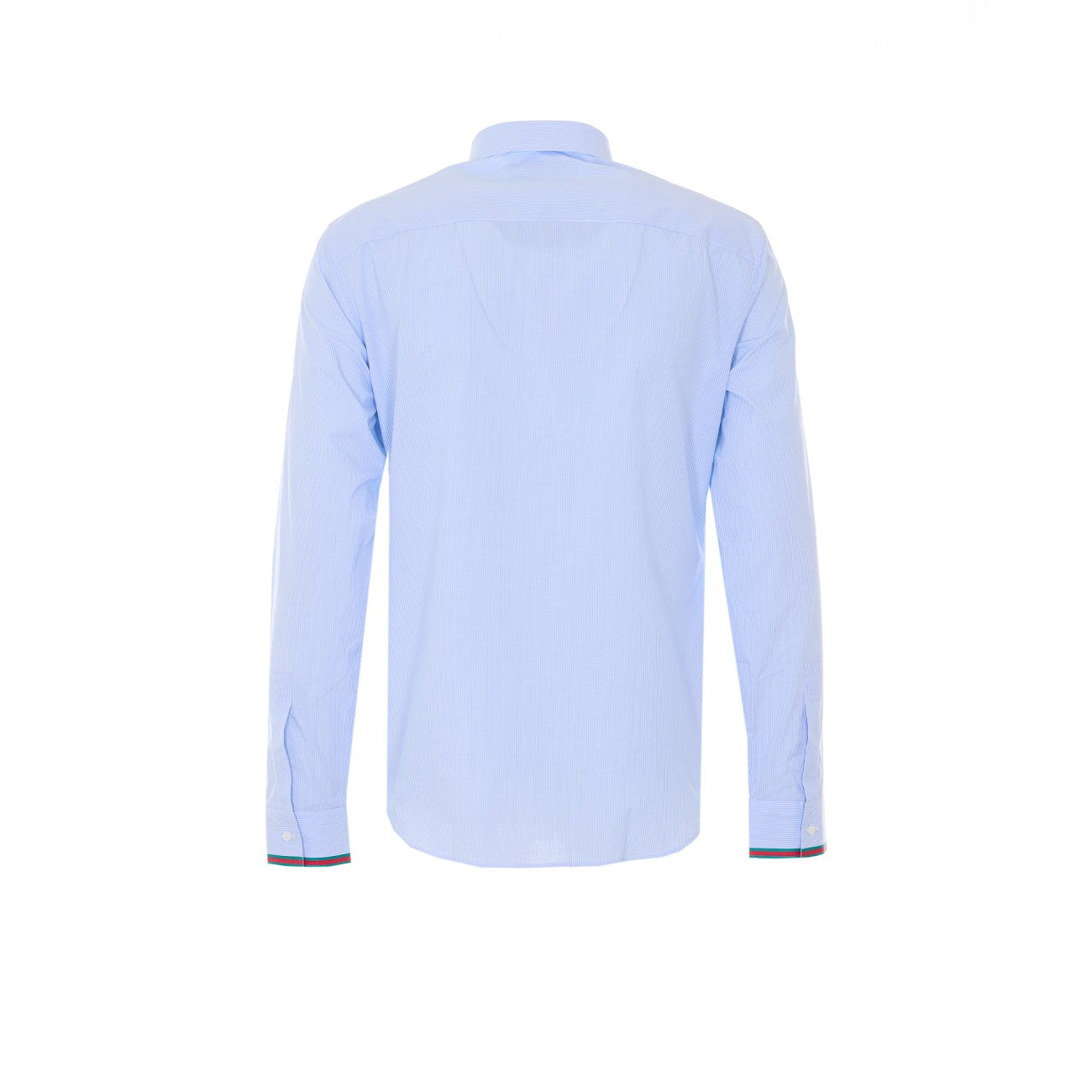 Gucci Men Striped Shirt With Web Logo GUCCI