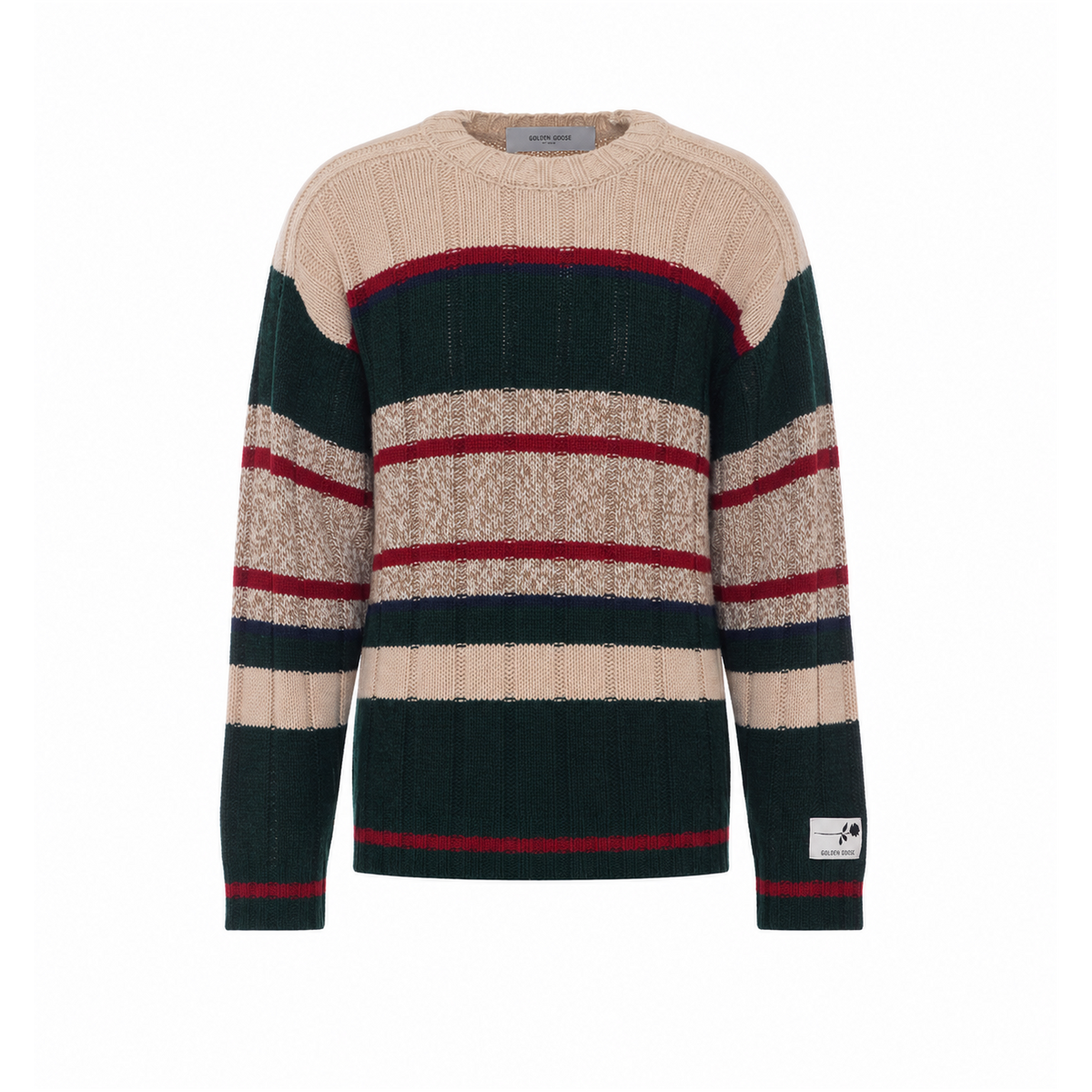 Golden Goose Men Striped Sweater GOLDEN GOOSE