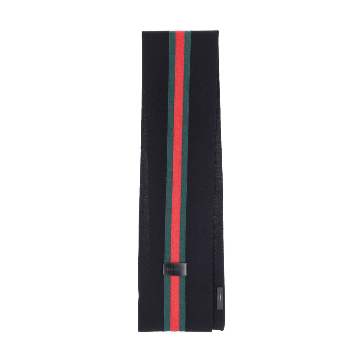 Gucci Men Striped Wool Cashmere Jacquard Scarf GUCCI