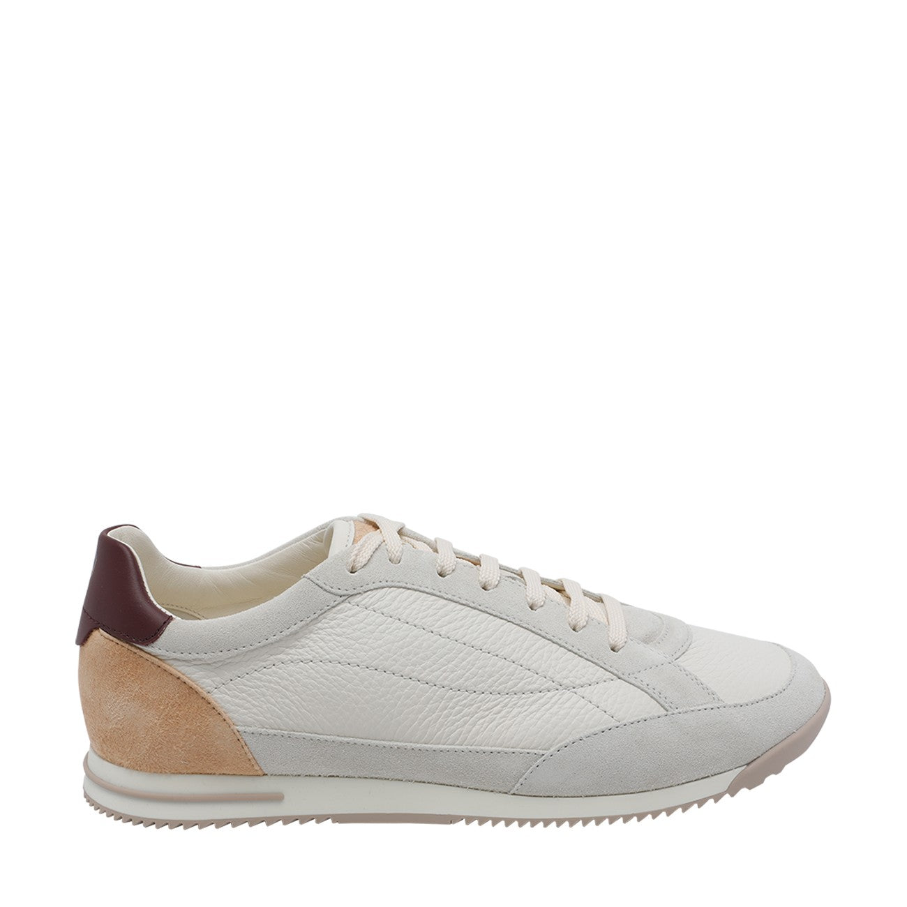 Brunello Cucinelli Men Suede And Leather Sneakers BRUNELLO CUCINELLI