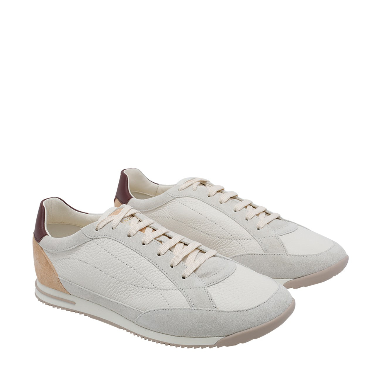 Brunello Cucinelli Men Suede And Leather Sneakers BRUNELLO CUCINELLI
