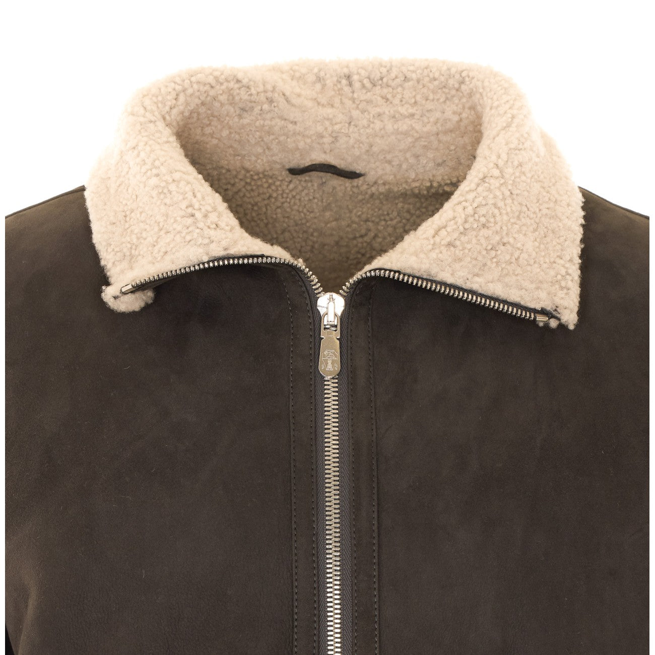 Brunello Cucinelli Men Suede Bomber BRUNELLO CUCINELLI