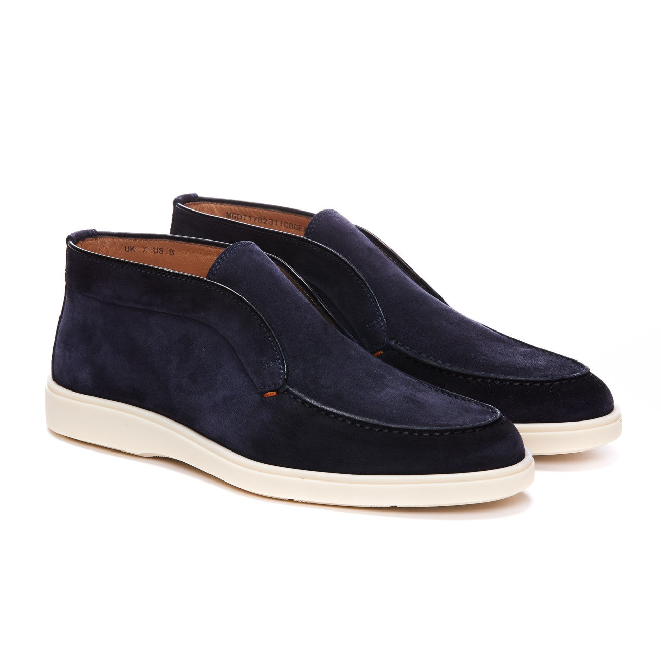 Santoni Men Suede Desert Booties SANTONI
