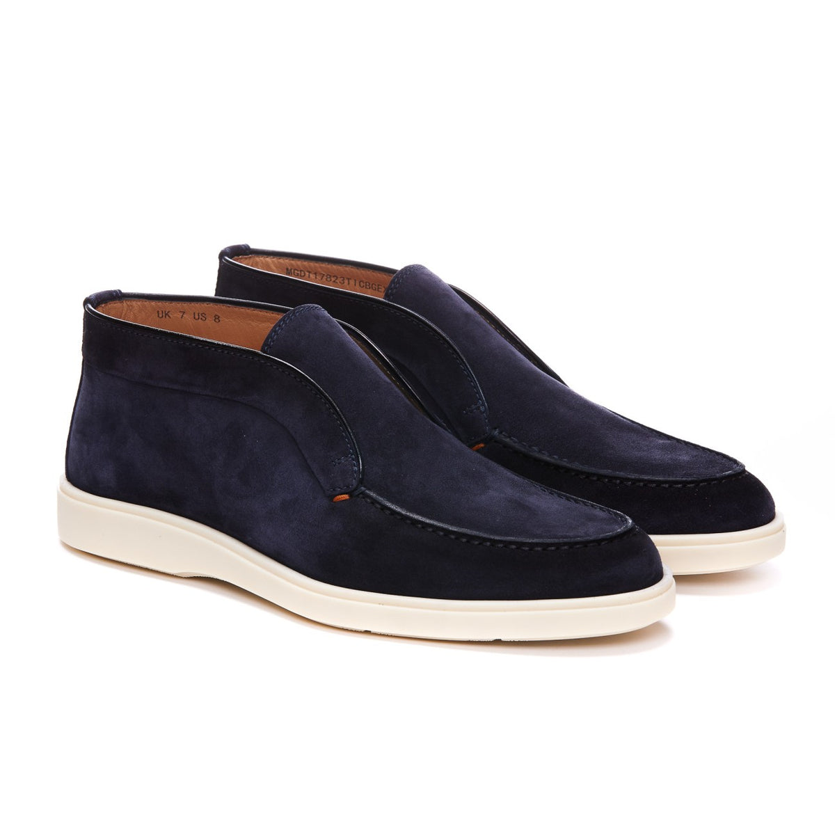Santoni Men Suede Desert Booties SANTONI