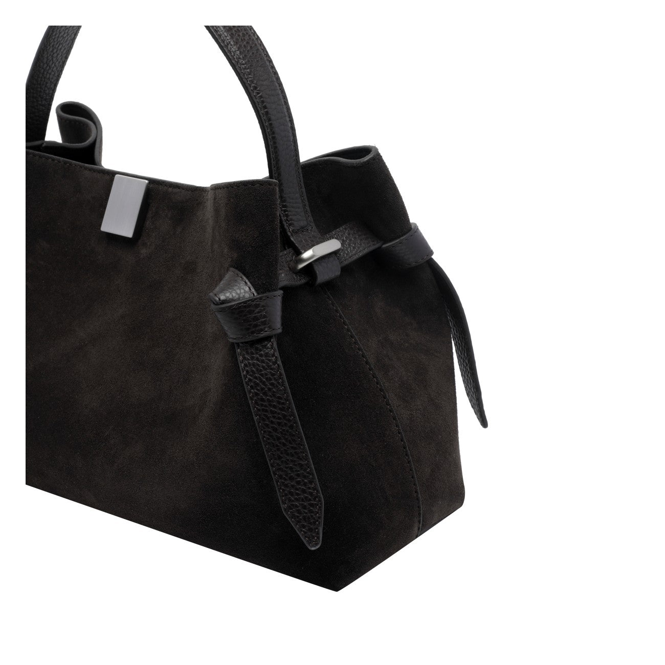 Yuzefi Women Suede Gyoza Handbag YUZEFI
