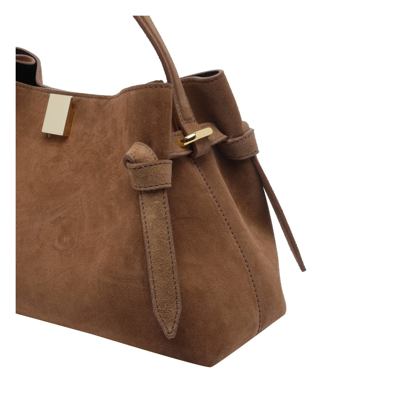 Yuzefi Women Suede Gyoza Handbag YUZEFI