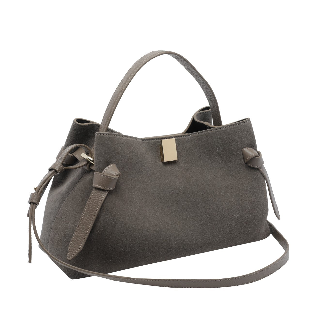Yuzefi Women Suede Gyoza Handbag YUZEFI