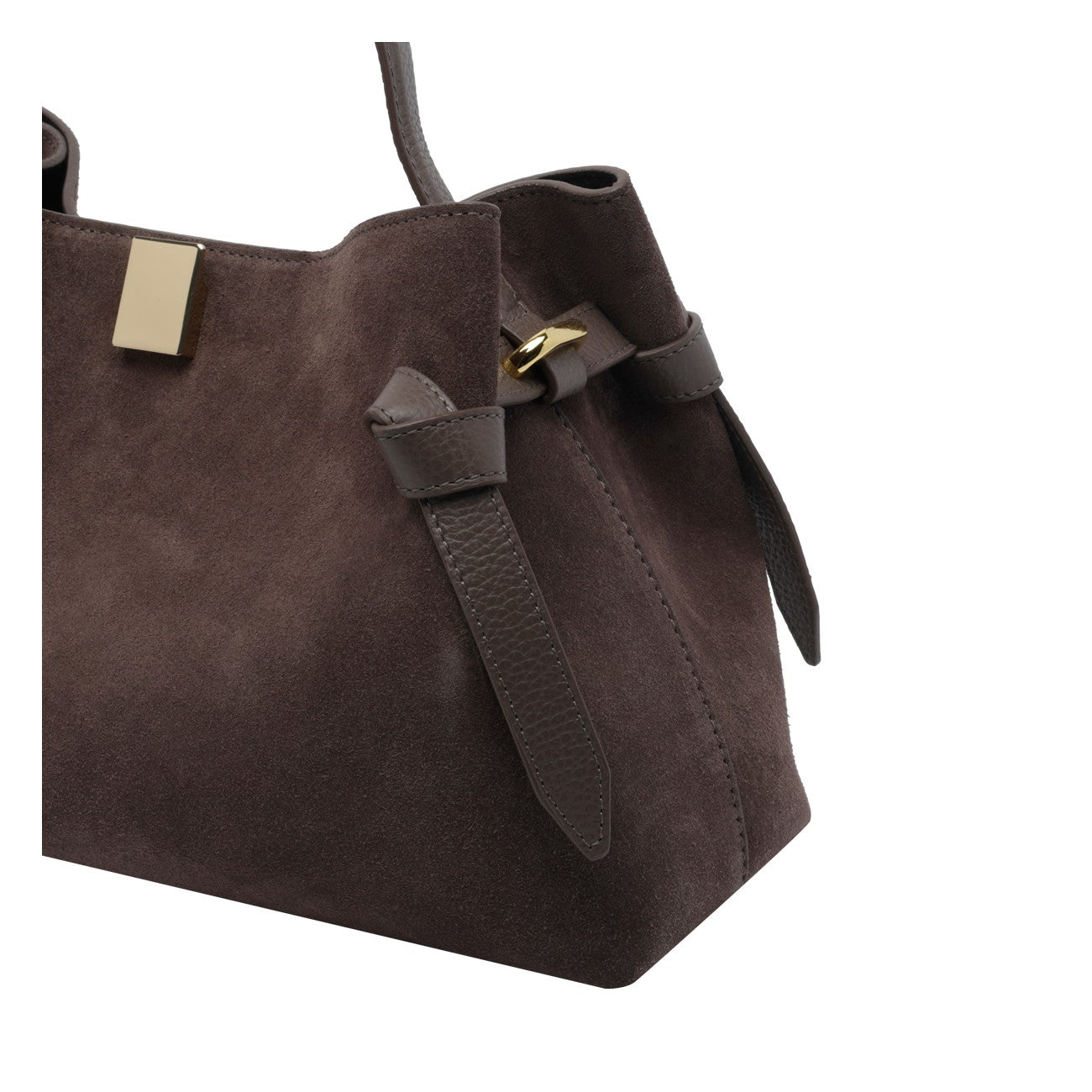 Yuzefi Women Suede Gyoza Handbag YUZEFI
