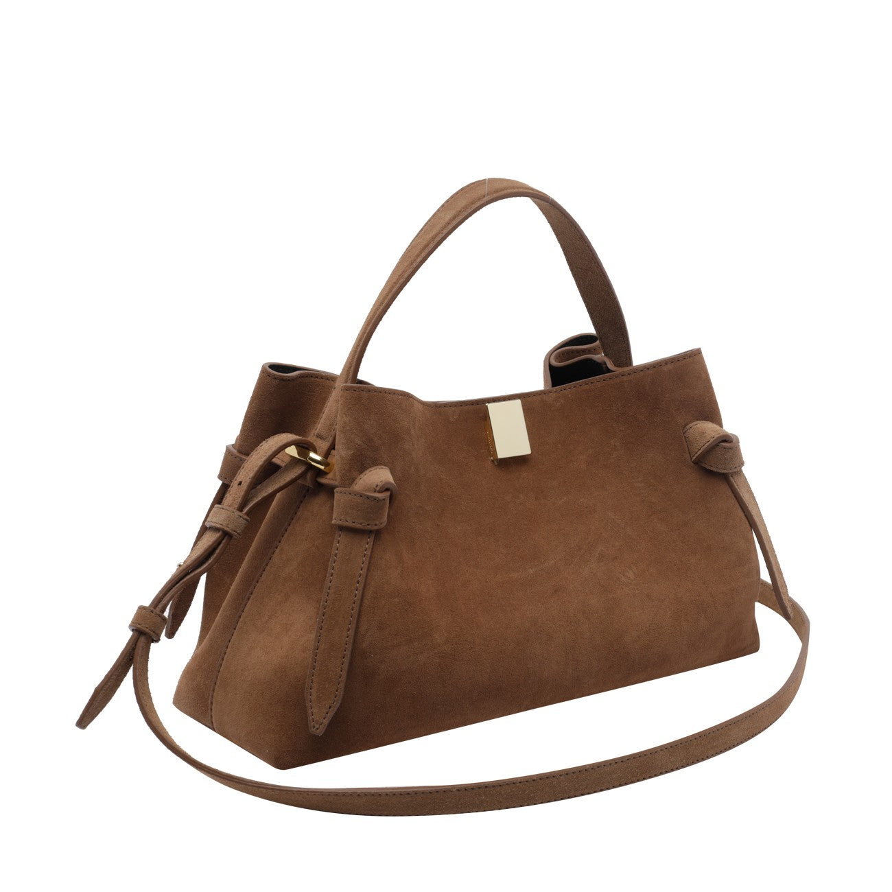 Yuzefi Women Suede Gyoza Handbag YUZEFI