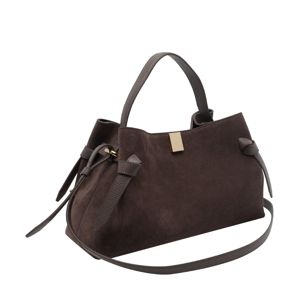 Yuzefi Women Suede Gyoza Handbag YUZEFI