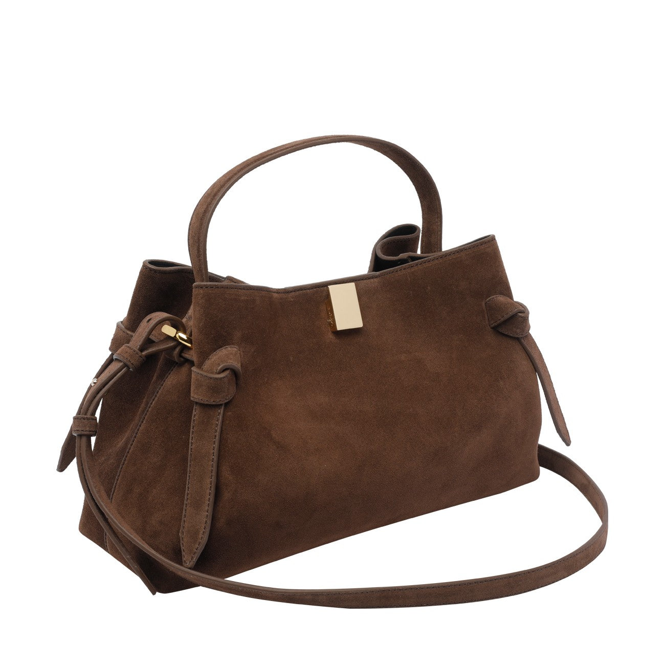 Yuzefi Women Suede Gyoza Handbag YUZEFI
