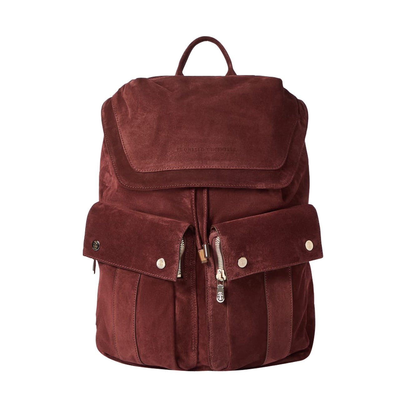 Brunello Cucinelli Men Suede Leisure Backpack BRUNELLO CUCINELLI